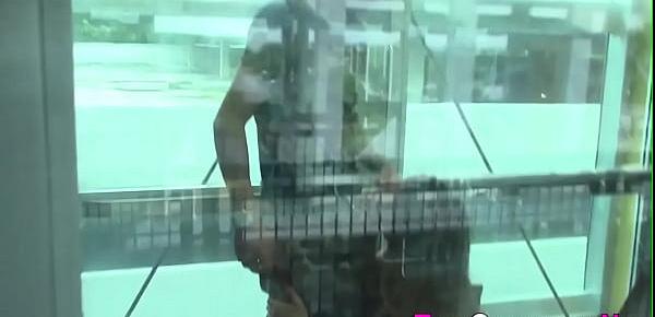 Curvy teen cum creampied from fucking